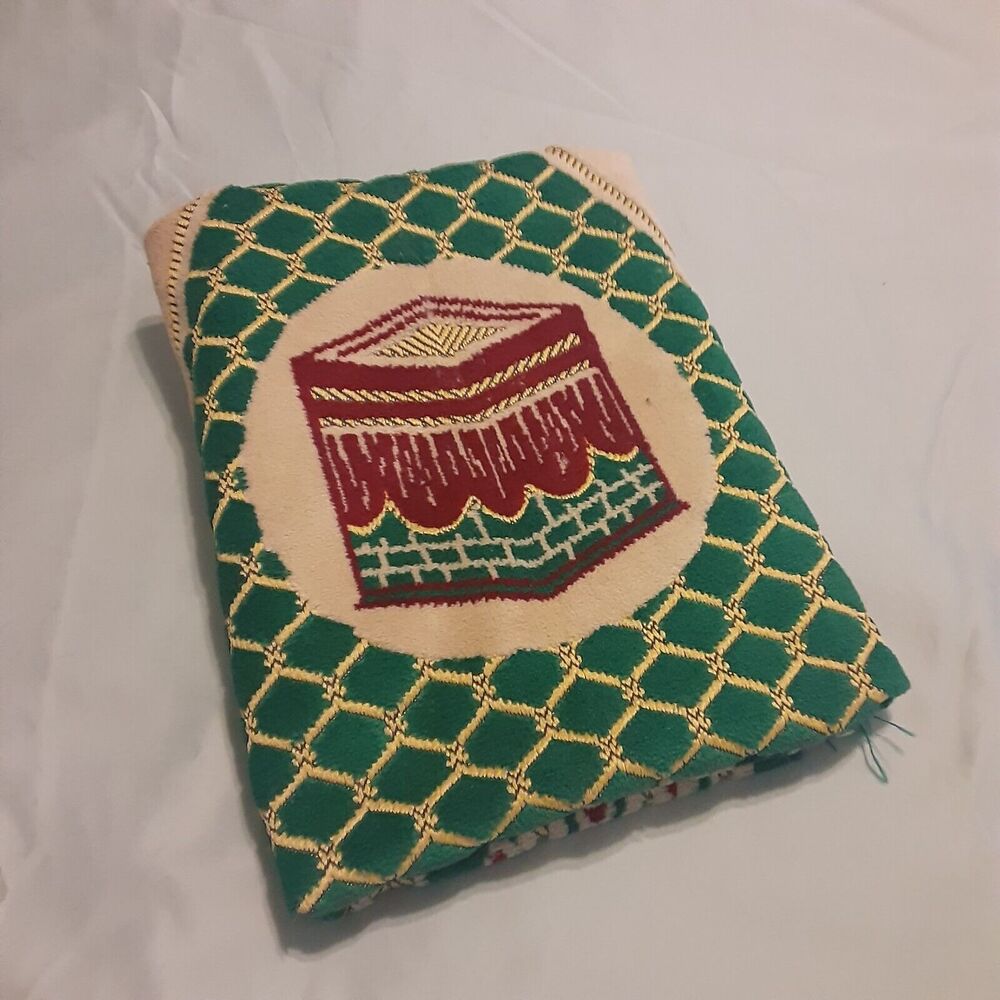 Vintage Woven Prayer Rug W/fringe Rare Find